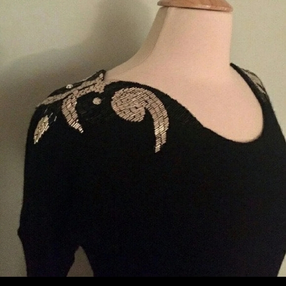 Sky Sweaters - Sky brand clothing fitted blk cashmere sweater xs